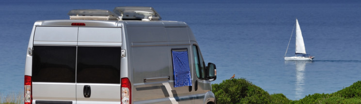 Motorhome by the ocean - Hire A Campervan